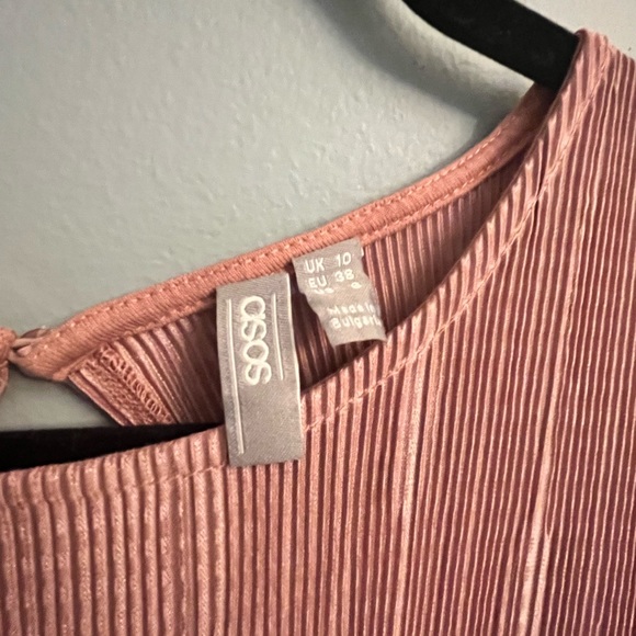 ASOS Pink Champagne Jumpsuit with Open Back - Picture 6 of 6